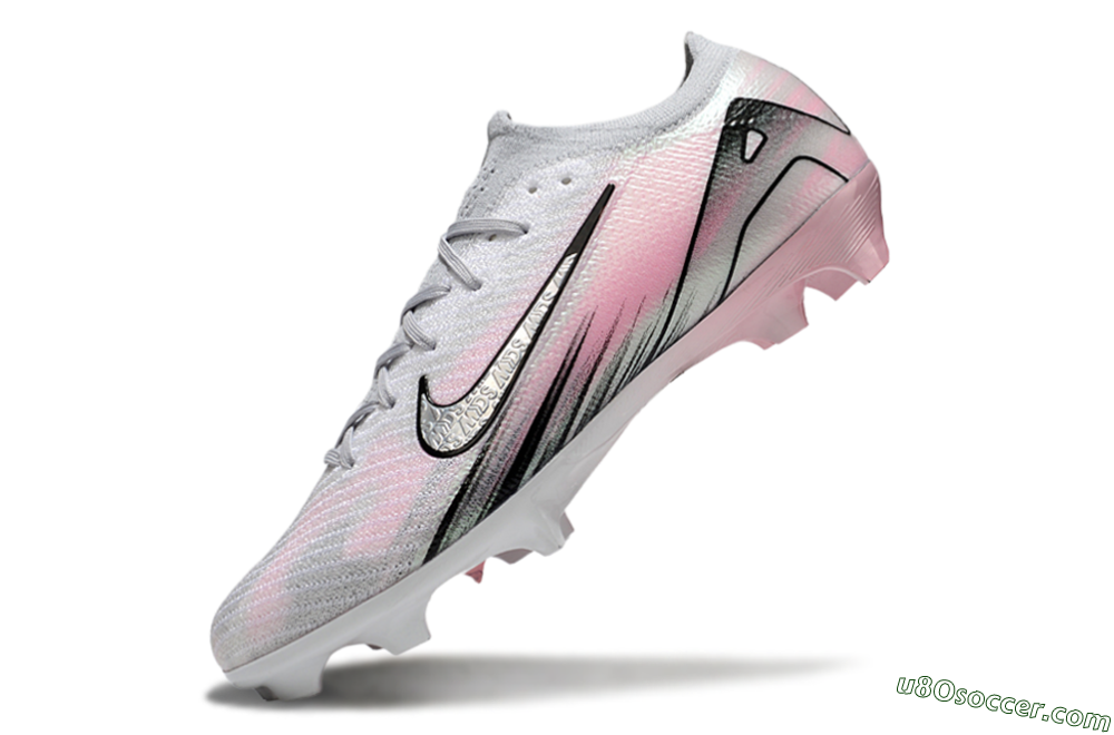 Nike Air Zoom Mercurial Vapor 16 Elite FG Firm Ground Soccer Cleats - Silver/Pink/Black 5