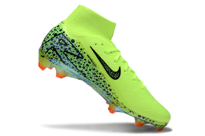 Nike Air Zoom Mercurial Superfly 10 Elite FG Firm Ground Soccer Cleats - Yellow/Black/Leopard
