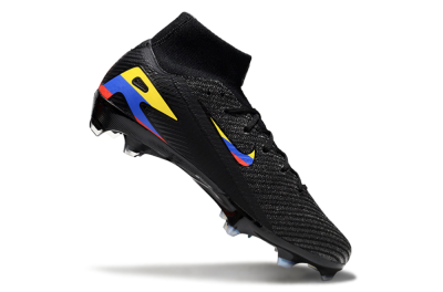 Nike Air Zoom Mercurial Superfly 10 Elite FG Firm Ground Soccer Cleats - Black/Red/Blue/Yellow