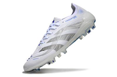 Adidas Predator Elite 25 FG Firm Ground Soccer Cleats - White/Blue/Black