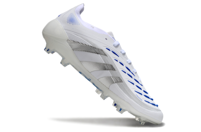 Adidas Predator Elite 25 FG Firm Ground Soccer Cleats - White/Blue/Black
