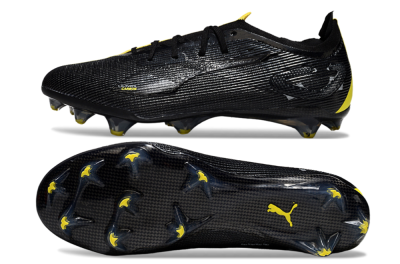 Puma Ultra Ultimate FG Firm Ground Soccer Cleats - Black/Yellow