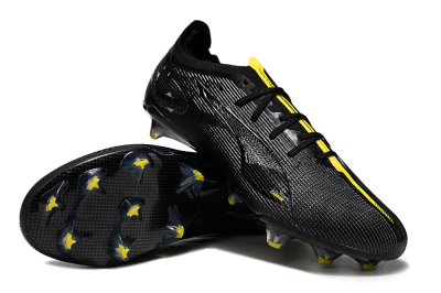 Puma Ultra Ultimate FG Firm Ground Soccer Cleats - Black/Yellow