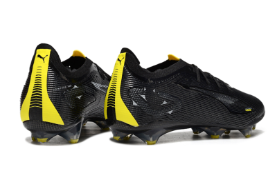 Puma Ultra Ultimate FG Firm Ground Soccer Cleats - Black/Yellow