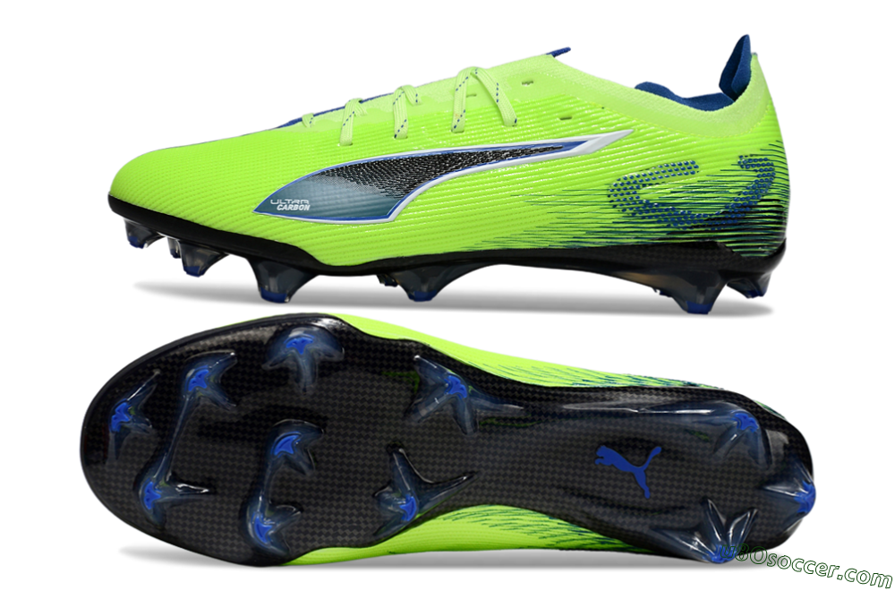 Puma Ultra Ultimate FG Firm Ground Soccer Cleats - Yellow/Blue/Black 0