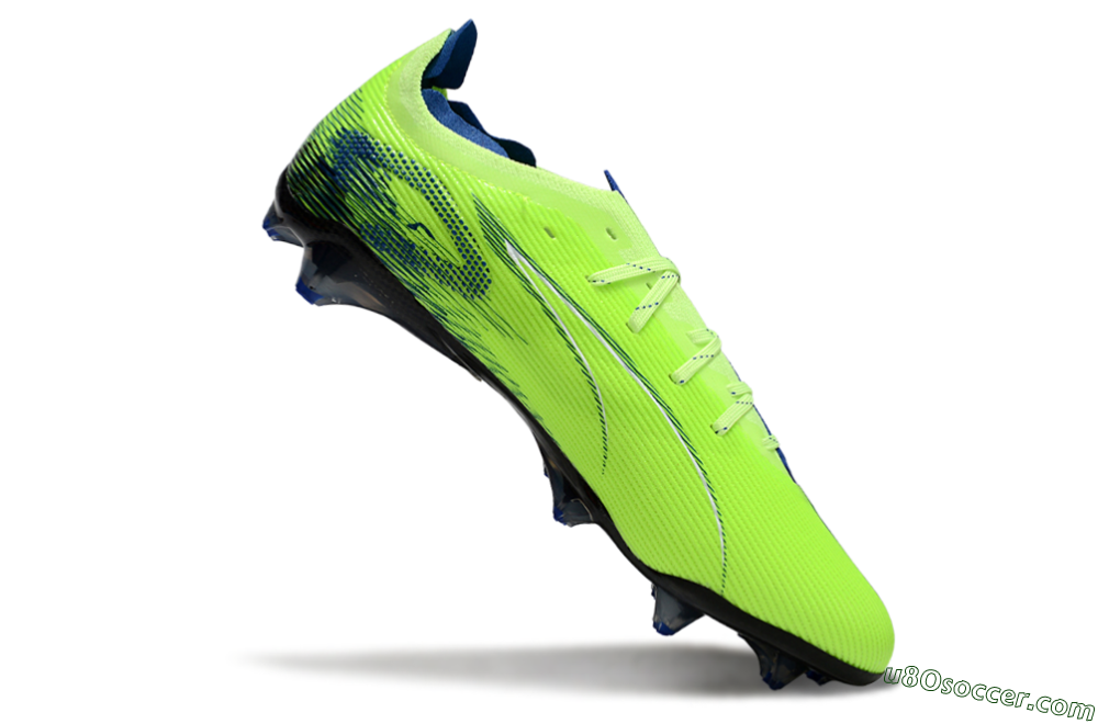 Puma Ultra Ultimate FG Firm Ground Soccer Cleats - Yellow/Blue/Black 4