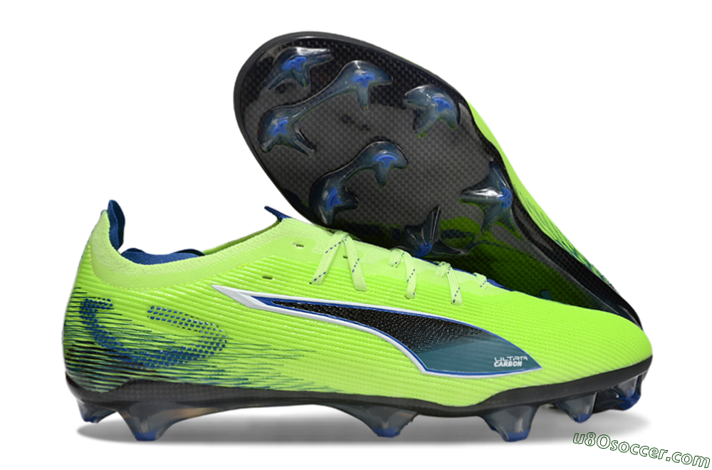 Puma Ultra Ultimate FG Firm Ground Soccer Cleats - Yellow/Blue/Black 1