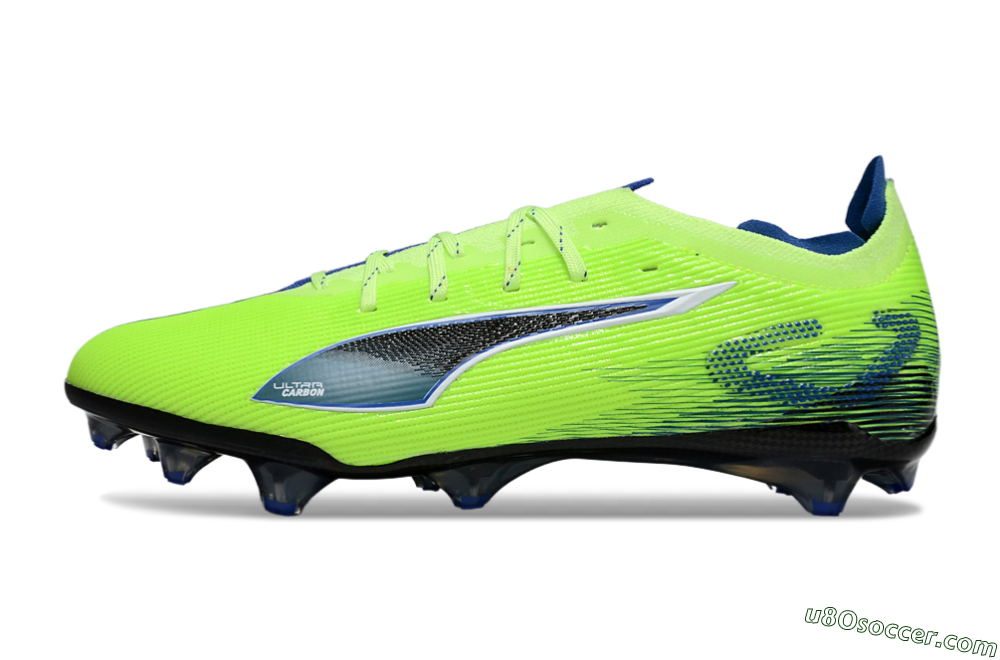 Puma Ultra Ultimate FG Firm Ground Soccer Cleats - Yellow/Blue/Black 2