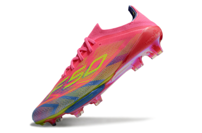 Adidas F50+ Elite Lightstrike Pro FG Firm Ground Soccer Cleats - Red/Blue/Yellow