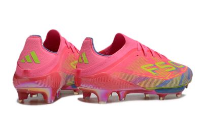 Adidas F50+ Elite Lightstrike Pro FG Firm Ground Soccer Cleats - Red/Blue/Yellow