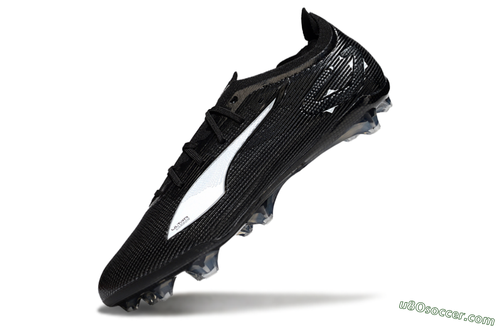 Puma Ultra Ultimate FG Firm Ground Soccer Cleats - Black/White/Blue 5