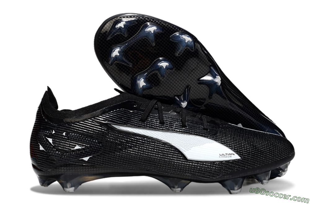 Puma Ultra Ultimate FG Firm Ground Soccer Cleats - Black/White/Blue 1