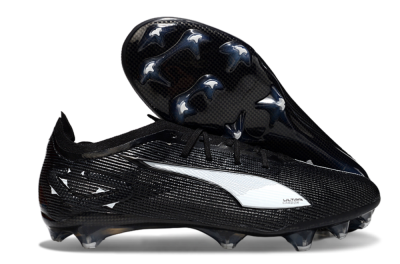 Puma Ultra Ultimate FG Firm Ground Soccer Cleats - Black/White/Blue