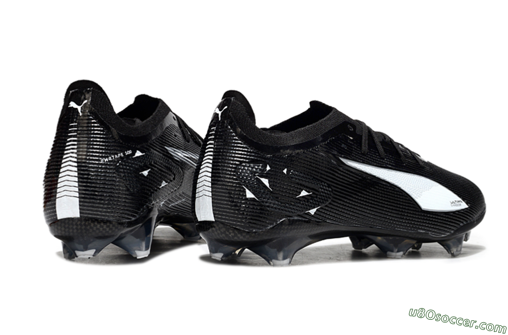 Puma Ultra Ultimate FG Firm Ground Soccer Cleats - Black/White/Blue 6