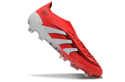 Adidas Predator Elite 25 Laceless FG Firm Ground Soccer Cleats - Red/White/Black