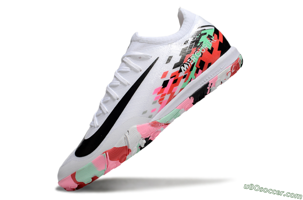Nike Air Zoom Mercurial Vapor 16 Elite TF Artificial Turf Soccer Shoes - White/Black/Red 5