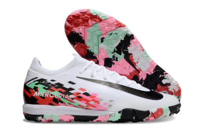 Nike Air Zoom Mercurial Vapor 16 Elite TF Artificial Turf Soccer Shoes - White/Black/Red
