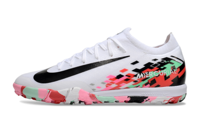 Nike Air Zoom Mercurial Vapor 16 Elite TF Artificial Turf Soccer Shoes - White/Black/Red