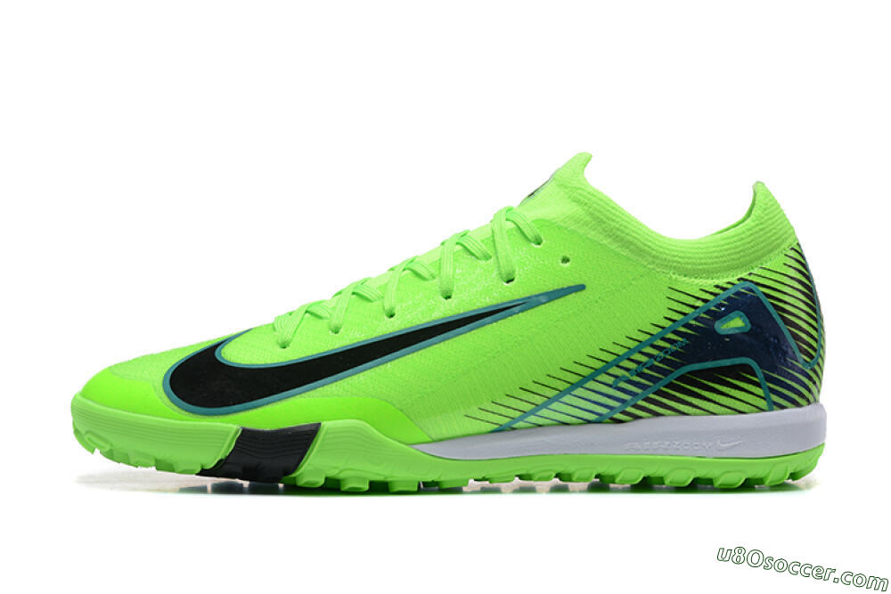 Nike Air Zoom Mercurial Vapor 16 Elite TF Artificial Turf Soccer Shoes - Yellow/Black/White 2