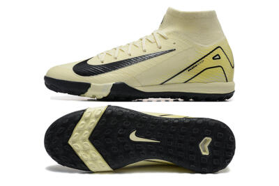 Nike Air Zoom Mercurial Superfly 10 Elite TF Artificial Turf Soccer Shoes - Beige/Black