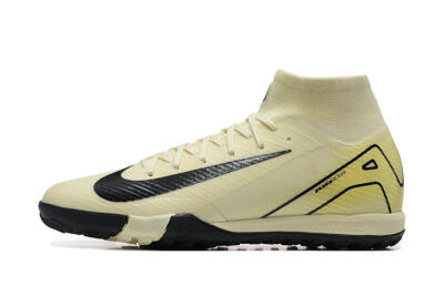 Nike Air Zoom Mercurial Superfly 10 Elite TF Artificial Turf Soccer Shoes - Beige/Black