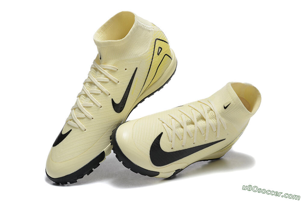 Nike Air Zoom Mercurial Superfly 10 Elite TF Artificial Turf Soccer Shoes - Beige/Black 3