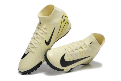 Nike Air Zoom Mercurial Superfly 10 Elite TF Artificial Turf Soccer Shoes - Beige/Black