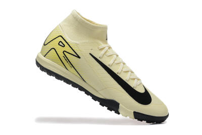 Nike Air Zoom Mercurial Superfly 10 Elite TF Artificial Turf Soccer Shoes - Beige/Black