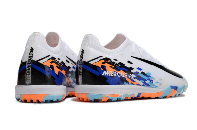 Nike Air Zoom Mercurial Vapor 16 Elite TF Artificial Turf Soccer Shoes - White/Black/Orange