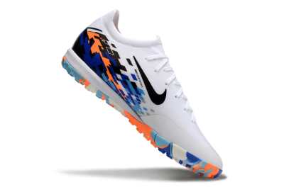 Nike Air Zoom Mercurial Vapor 16 Elite TF Artificial Turf Soccer Shoes - White/Black/Orange