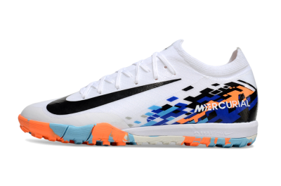Nike Air Zoom Mercurial Vapor 16 Elite TF Artificial Turf Soccer Shoes - White/Black/Orange