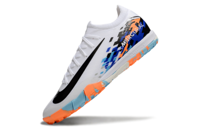 Nike Air Zoom Mercurial Vapor 16 Elite TF Artificial Turf Soccer Shoes - White/Black/Orange