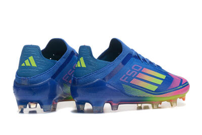 Adidas F50 Elite FG Firm Ground Soccer Cleats - Blue/Yellow/Pink