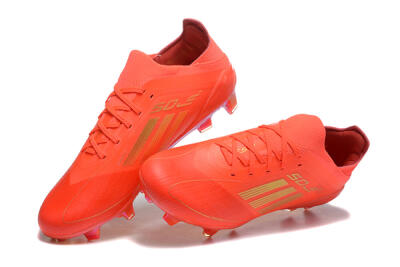 Adidas F50 Elite FG Firm Ground Soccer Cleats - Red/Gold