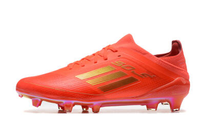 Adidas F50 Elite FG Firm Ground Soccer Cleats - Red/Gold