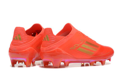 Adidas F50 Elite FG Firm Ground Soccer Cleats - Red/Gold