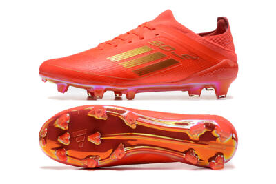 Adidas F50 Elite FG Firm Ground Soccer Cleats - Red/Gold