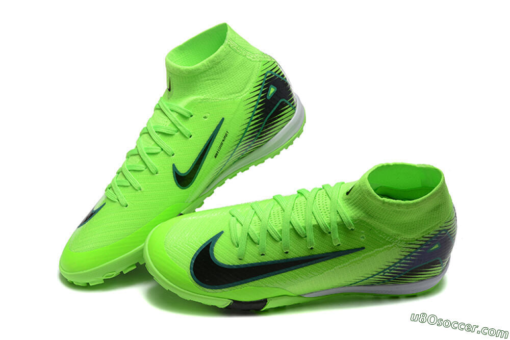 Nike Air Zoom Mercurial Superfly 10 Elite TF Artificial Turf Soccer Shoes - Yellow/Black/White 3