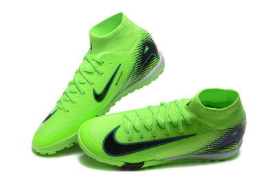 Nike Air Zoom Mercurial Superfly 10 Elite TF Artificial Turf Soccer Shoes - Yellow/Black/White