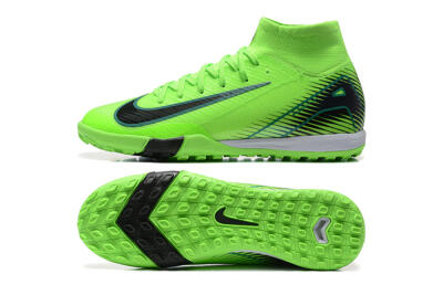 Nike Air Zoom Mercurial Superfly 10 Elite TF Artificial Turf Soccer Shoes - Yellow/Black/White