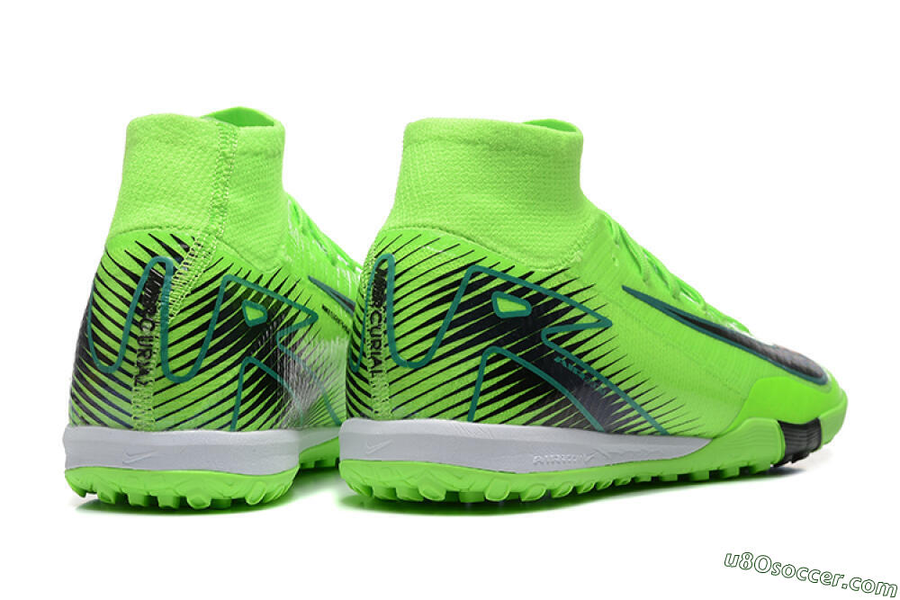 Nike Air Zoom Mercurial Superfly 10 Elite TF Artificial Turf Soccer Shoes - Yellow/Black/White 5