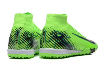Nike Air Zoom Mercurial Superfly 10 Elite TF Artificial Turf Soccer Shoes - Yellow/Black/White