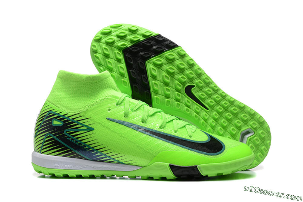 Nike Air Zoom Mercurial Superfly 10 Elite TF Artificial Turf Soccer Shoes - Yellow/Black/White 1