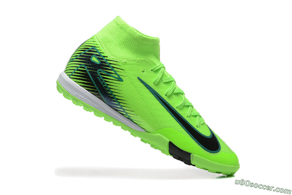 Nike Air Zoom Mercurial Superfly 10 Elite TF Artificial Turf Soccer Shoes - Yellow/Black/White 4