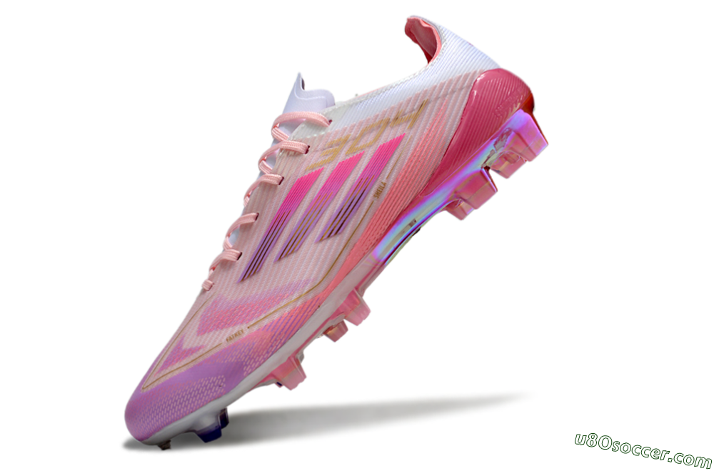 Adidas F50 Elite 304 FG Firm Ground Soccer Cleats - Pink/Purple/Gold 6