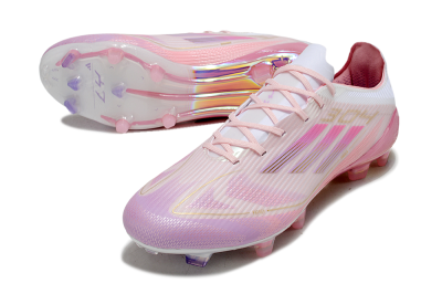 Adidas F50 Elite 304 FG Firm Ground Soccer Cleats - Pink/Purple/Gold