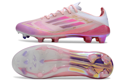 Adidas F50 Elite 304 FG Firm Ground Soccer Cleats - Pink/Purple/Gold