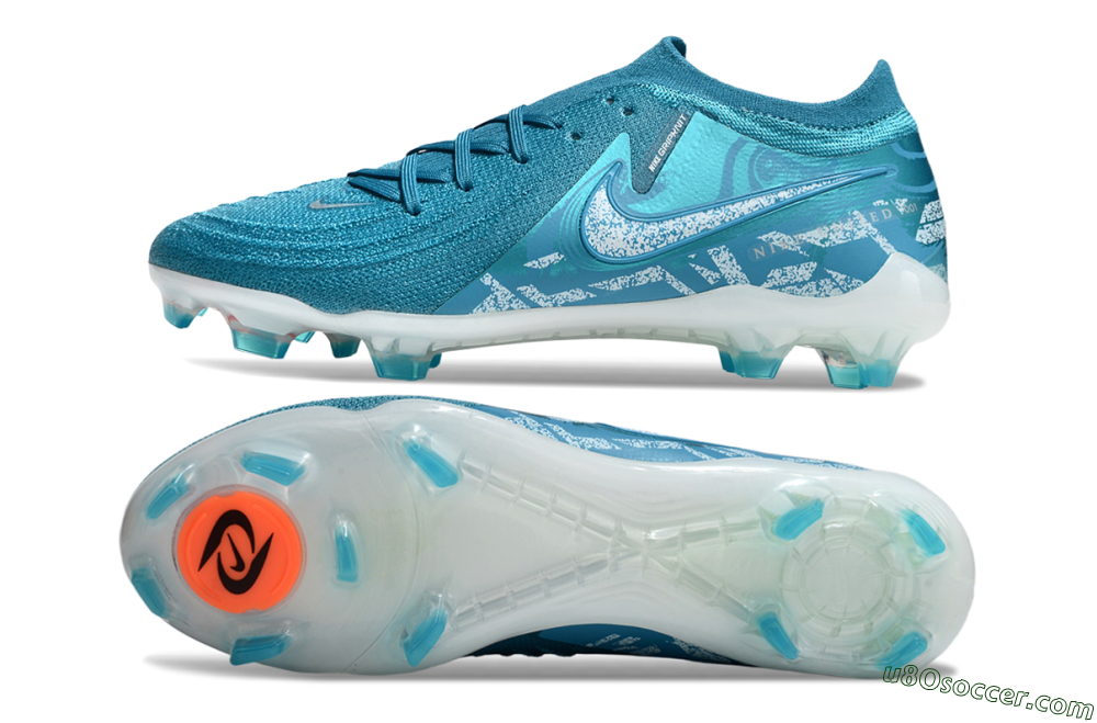 Nike Phantom Luna Elite FG Firm Ground Soccer Cleats - Blue/White 0