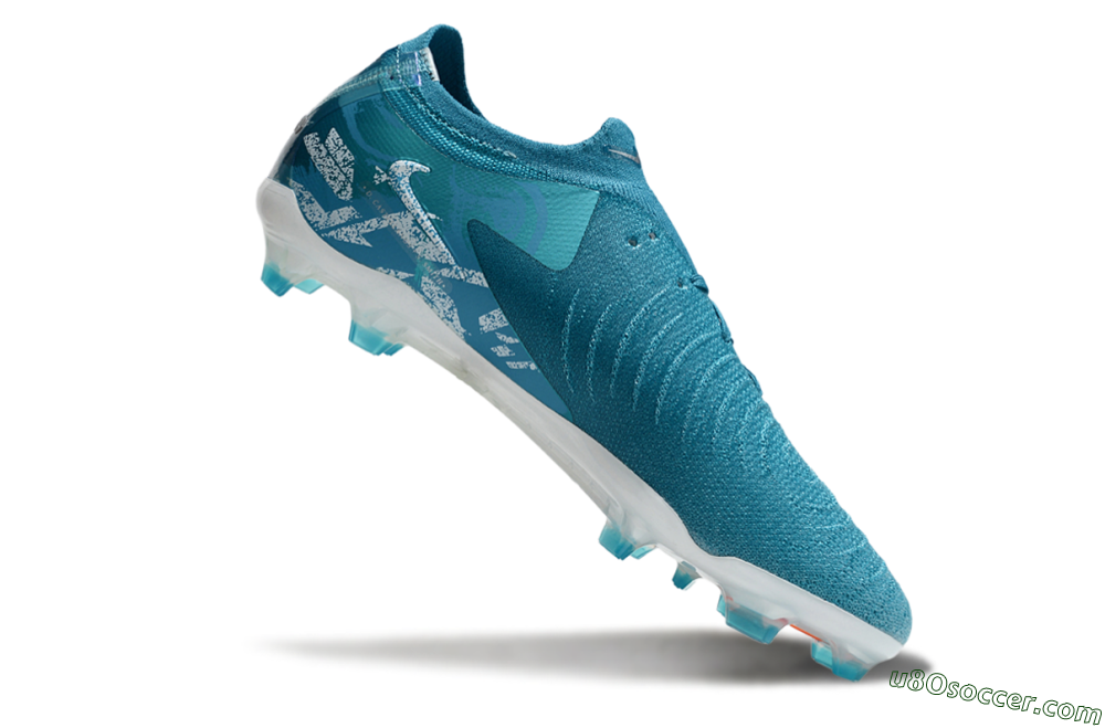 Nike Phantom Luna Elite FG Firm Ground Soccer Cleats - Blue/White 4