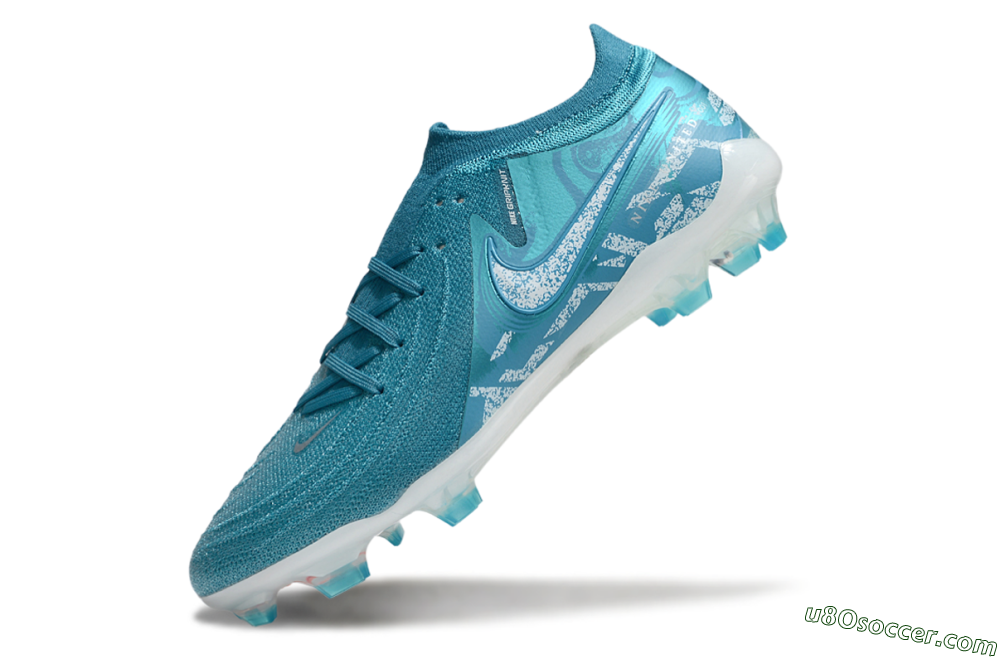 Nike Phantom Luna Elite FG Firm Ground Soccer Cleats - Blue/White 5